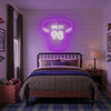 Football Jersey Neon Sign Custom, Name Number LED Light, Boys Room Wall Decor