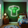 Football Jersey Neon Sign Custom, Name Number LED Light, Boys Room Wall Decor