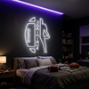 Football Neon Sign Custom, Name Jersey LED Light, Boys Room Wall Decor