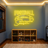 Football Neon Sign Custom, Season LED Light, Man Cave Game Room Wall Decor
