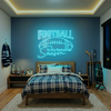 Football Neon Sign Custom, Season LED Light, Man Cave Game Room Wall Decor