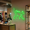 Fox Neon Sign Custom, Name Animal Logo LED Light, Shop Wall Decor