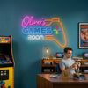Game Room Neon Sign Custom, Controller LED Light, Gaming Setup Wall Decor