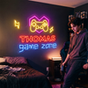 Game Zone Neon Sign Custom, Name Controller LED Light, Boys Room Decor