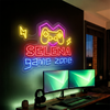 Game Zone Neon Sign Custom, Name Controller LED Light, Boys Room Decor