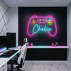 Gamer Neon Sign Custom, Name Controller LED Light, Game Room Wall Decor