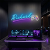 Gaming Neon Sign with Name, Custom Controller LED Light, Boys Room Wall Decor