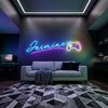 Gaming Neon Sign with Name, Custom Controller LED Light, Boys Room Wall Decor