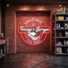 Garage Neon Sign Custom, Name Car Badge LED Light, Man Cave Auto Shop Decor