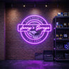 Garage Neon Sign Custom, Name Car Badge LED Light, Man Cave Auto Shop Decor