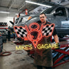 Garage Neon Sign Custom, Name V8 Checkered Flag LED Light, Man Cave Auto Decor
