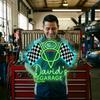 Garage Neon Sign Custom, Name V8 Engine LED Light, Man Cave Auto Shop Decor
