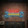 Garage Neon Sign Personalized, Custom Name Wrench LED Light, Man Cave Dad Gift