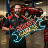 Garage Neon Sign Personalized, Custom Name Wrench LED Light, Man Cave Dad Gift