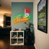 Golf Neon Sign Custom, Name Flag Ball LED Light, Man Cave Game Room Decor