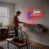 Guitar Neon Sign Custom, Name Music LED Light, Studio Wall Decor