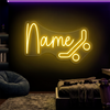 Hockey Neon Sign Custom, Name Sticks LED Light, Boys Room Wall Decor