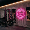 Home Gym Neon Sign Custom, Flex LED Light, Fitness Workout Room Wall Decor
