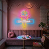 Ice Cream Neon Sign Custom, Mood Dessert LED Light, Cafe Wall Decor