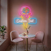 Ice Cream Neon Sign Custom, Mood Dessert LED Light, Cafe Wall Decor
