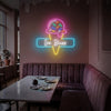 Ice Cream Neon Sign Custom, Mood Dessert LED Light, Cafe Wall Decor