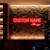 Lounge Neon Sign Custom, Bamboo Bar LED Light, Restaurant Wall Decor