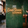 Lounge Neon Sign Custom, Name LED Light, Bar Restaurant Wall Decor