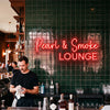 Lounge Neon Sign Custom, Name LED Light, Bar Restaurant Wall Decor