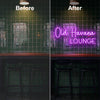 Lounge Neon Sign Custom, Name LED Light, Bar Restaurant Wall Decor