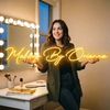 Makeup Neon Sign Custom, Name LED Light, Makeup Artist Studio Vanity Decor