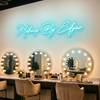 Makeup Neon Sign Custom, Name LED Light, Makeup Artist Studio Vanity Decor