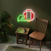 Monogram Neon Sign Custom, Name Letter LED Light, Bedroom Wall Home Decor Gift