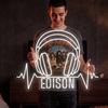 Music Neon Sign Custom, Name Headphones LED Light, Bedroom Wall Decor