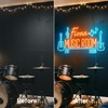 Music Neon Sign Custom, Name Music Note LED Light, Music Room Studio Decor