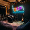 Music Neon Sign Custom, Name Note LED Light, Music Room Studio Wall Decor