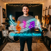Music Neon Sign Custom, Name Note LED Light, Music Room Studio Wall Decor