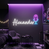 Name Neon Sign Custom, LED Light, Bedroom Kids Room Wall Decor Personalized Gift