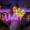 Name Neon Sign Custom, LED Light, Bedroom Kids Room Wall Decor Personalized Gift