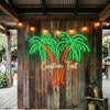 Palm Tree Pub Neon Sign Custom, Name Tiki LED Light, Outdoor Bar Decor