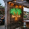 Palm Tree Pub Neon Sign Custom, Name Tiki LED Light, Outdoor Bar Decor
