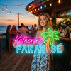 Paradise Neon Sign Custom, Name Palm Tree LED Light, Tropical Tiki Bar Decor