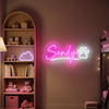 Pet Paw Neon Sign Custom, Name Paw Print LED Light, Kids Room Wall Decor