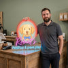 Pet Shop Neon Sign Custom, Name LED Light, Dog Grooming Storefront Wall Decor