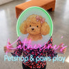 Pet Shop Neon Sign Custom, Name LED Light, Dog Grooming Storefront Wall Decor