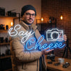 Photography Neon Sign Custom, Camera LED Light, Photo Studio Wall Decor