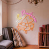 Piano Neon Sign Custom, Name LED Light, Piano Bar Music Room Studio Wall Decor