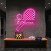 Pickleball Neon Sign with Name, Custom Paddle LED Light, Sports Decor
