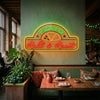 Pizza Neon Sign Custom, Name Slice LED Light, Pizzeria Shop Kitchen Wall Decor