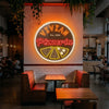 Pizzeria Neon Sign Custom, Name Pizza LED Light, Pizza Shop Kitchen Wall Decor