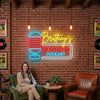 Podcast Neon Sign Custom, Name Mic LED Light, Podcast Studio Recording Decor